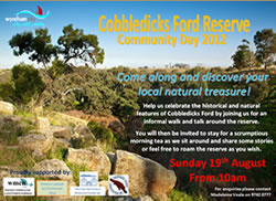 Cobbledicks Ford Reserve Community Day Flyer